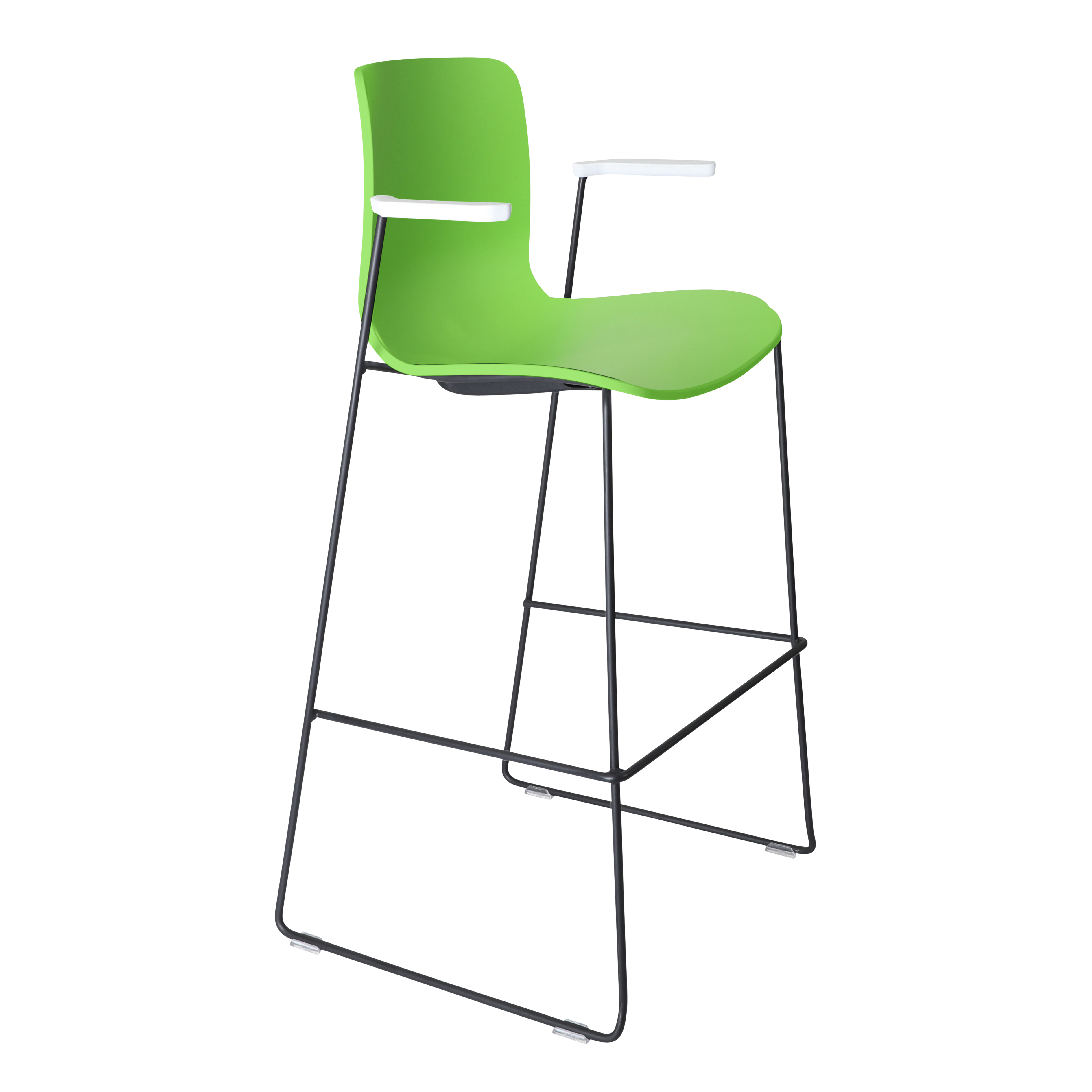 Acti Stool (Green / Stool Sled Base)